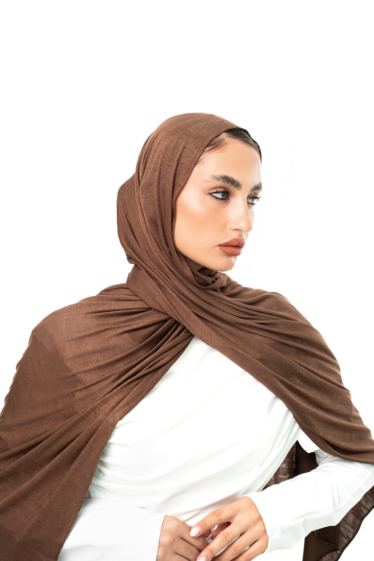 Double Cotton Stretch Hijab