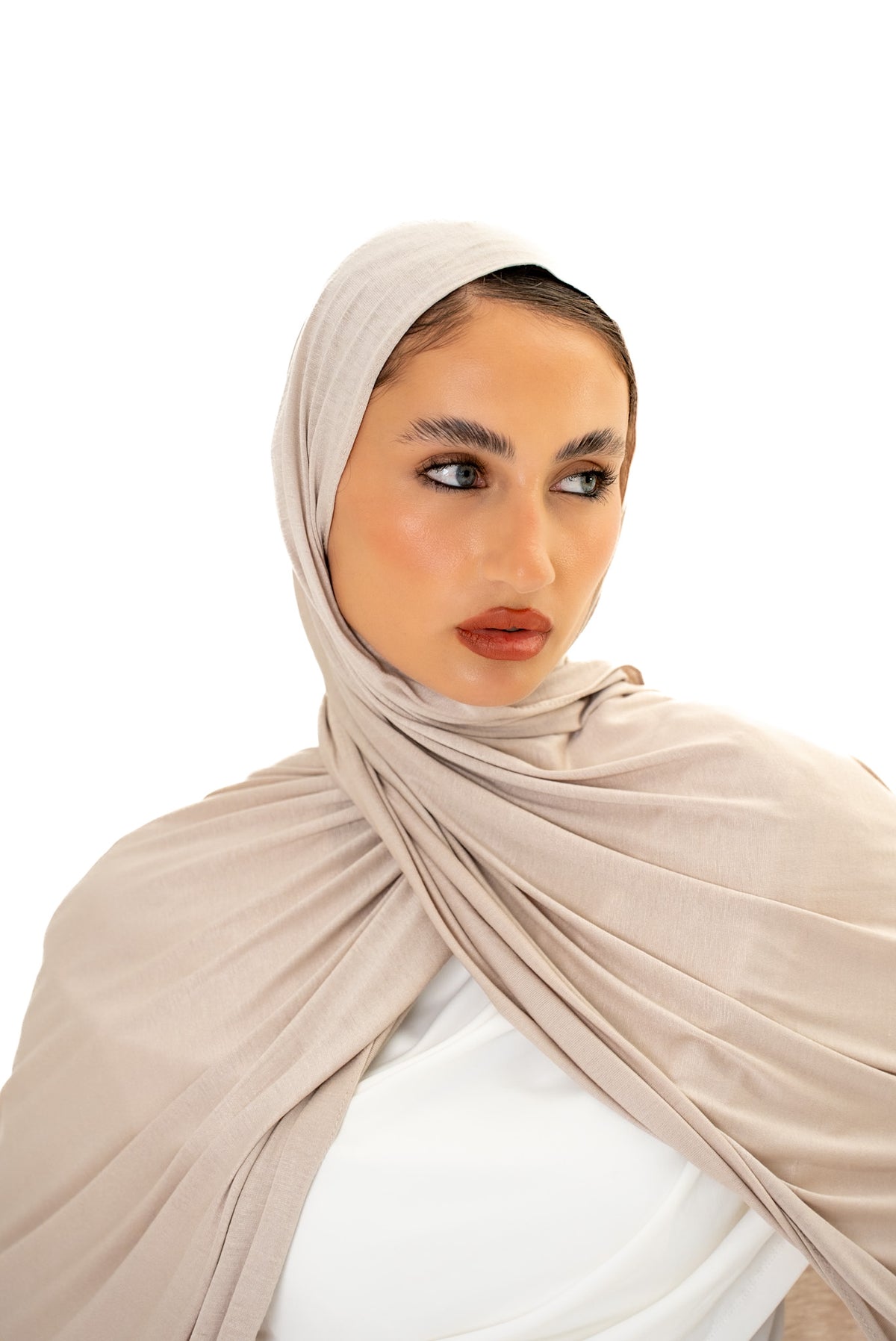 Double Cotton Stretch Hijab