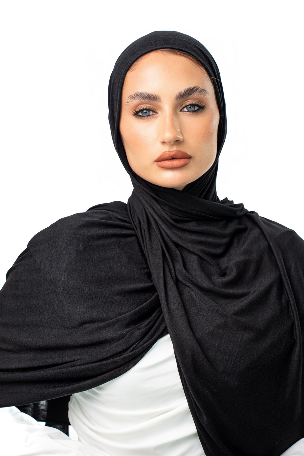 Double Cotton Stretch Hijab