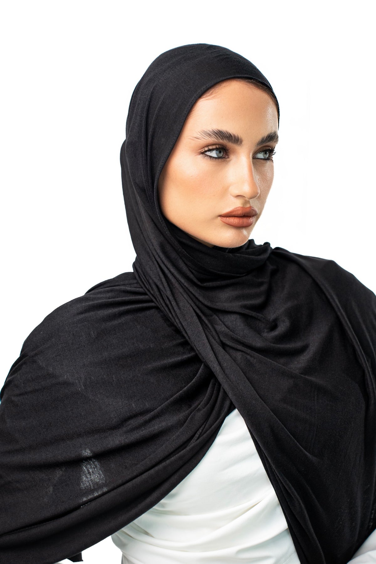 Double Cotton Stretch Hijab