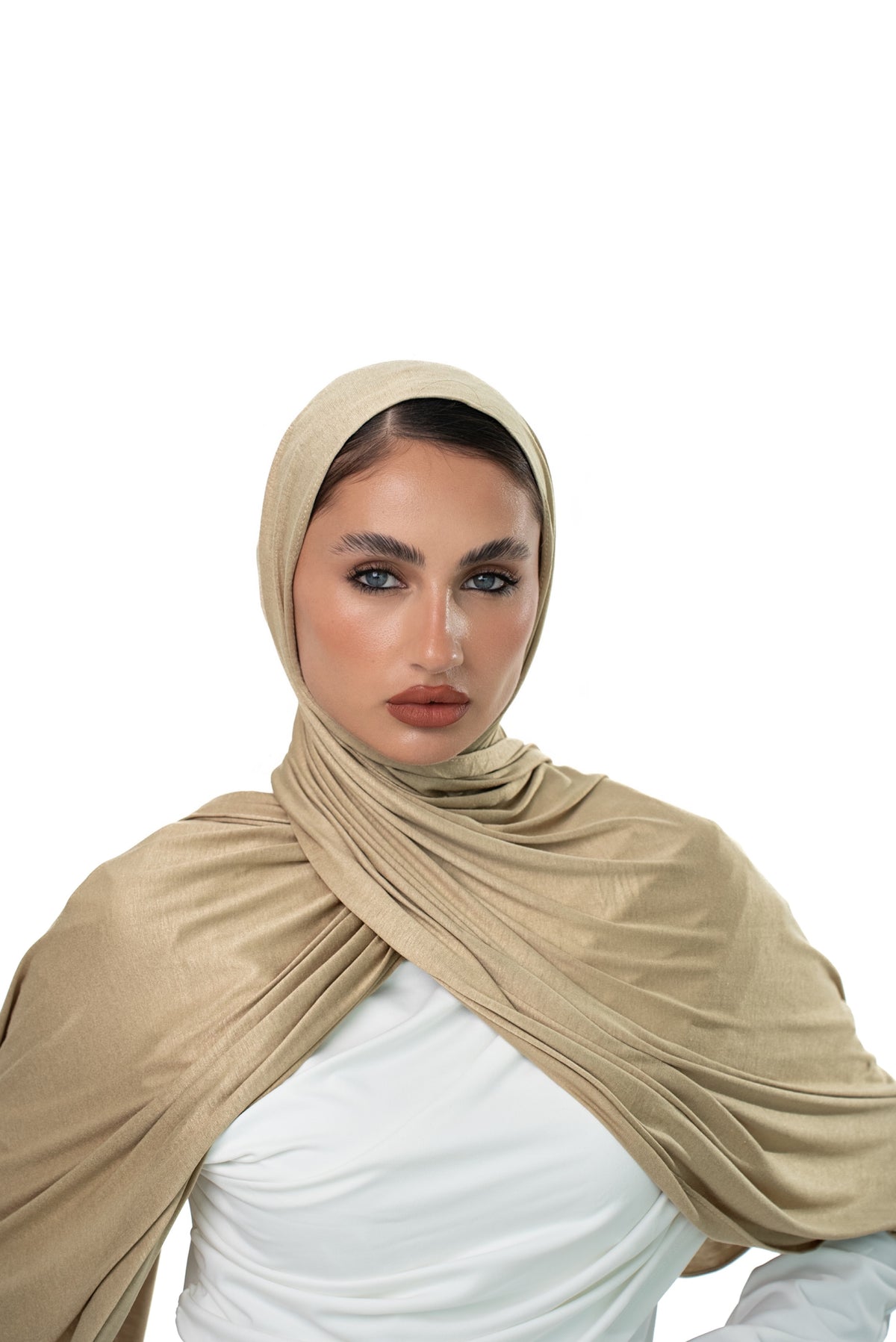 Double Cotton Stretch Hijab