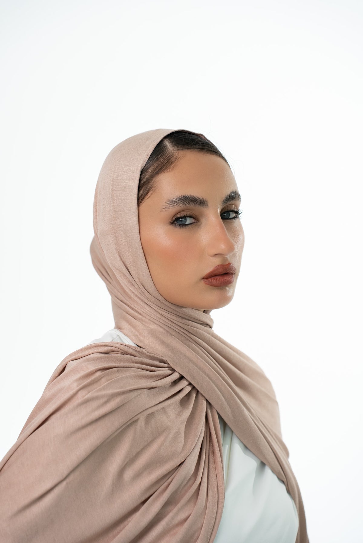 Double Cotton Stretch Hijab