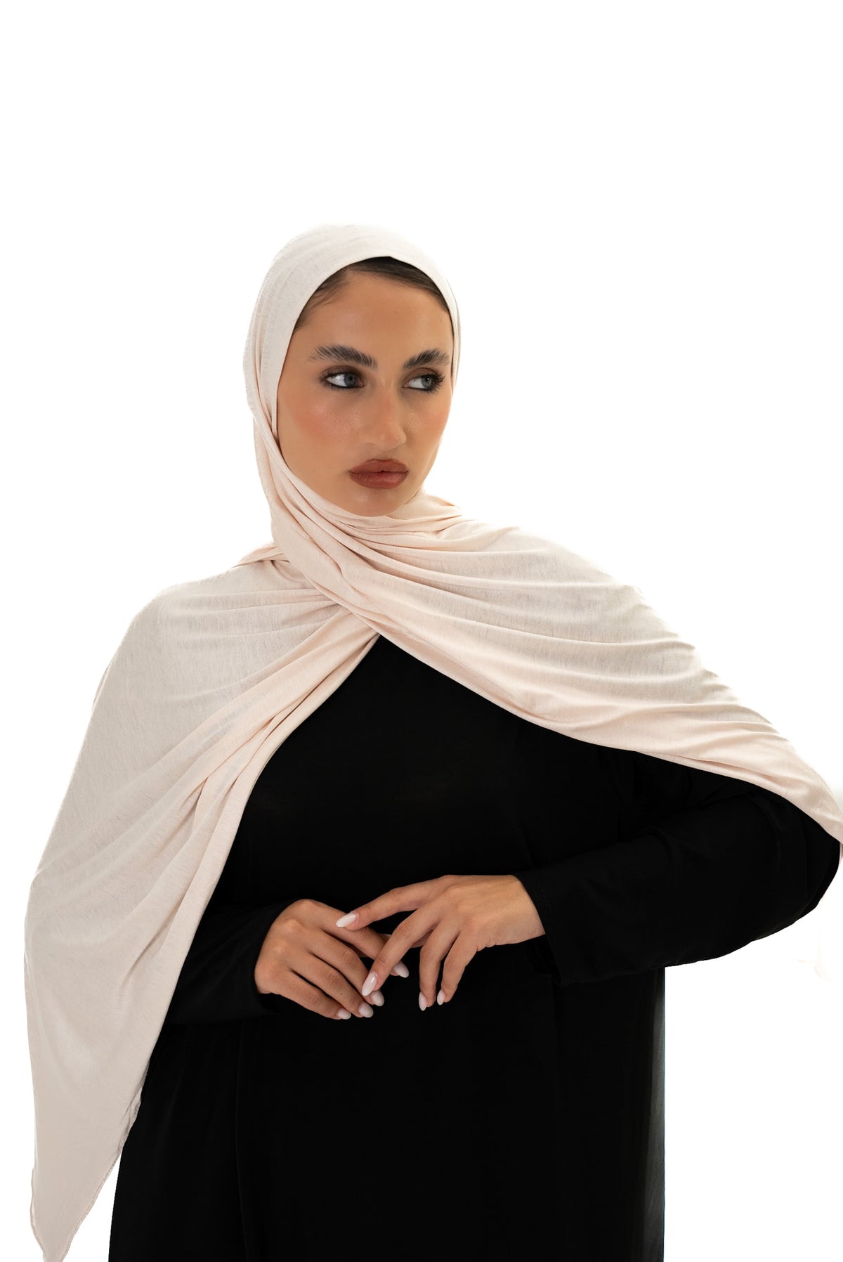 Double Cotton Stretch Hijab