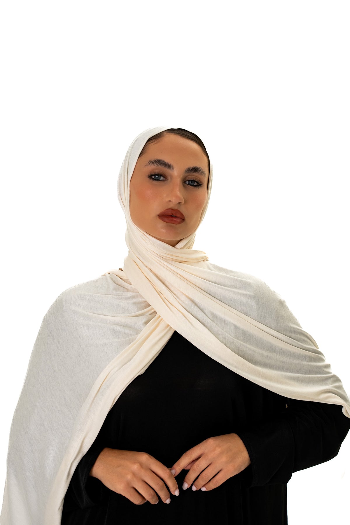 Double Cotton Stretch Hijab