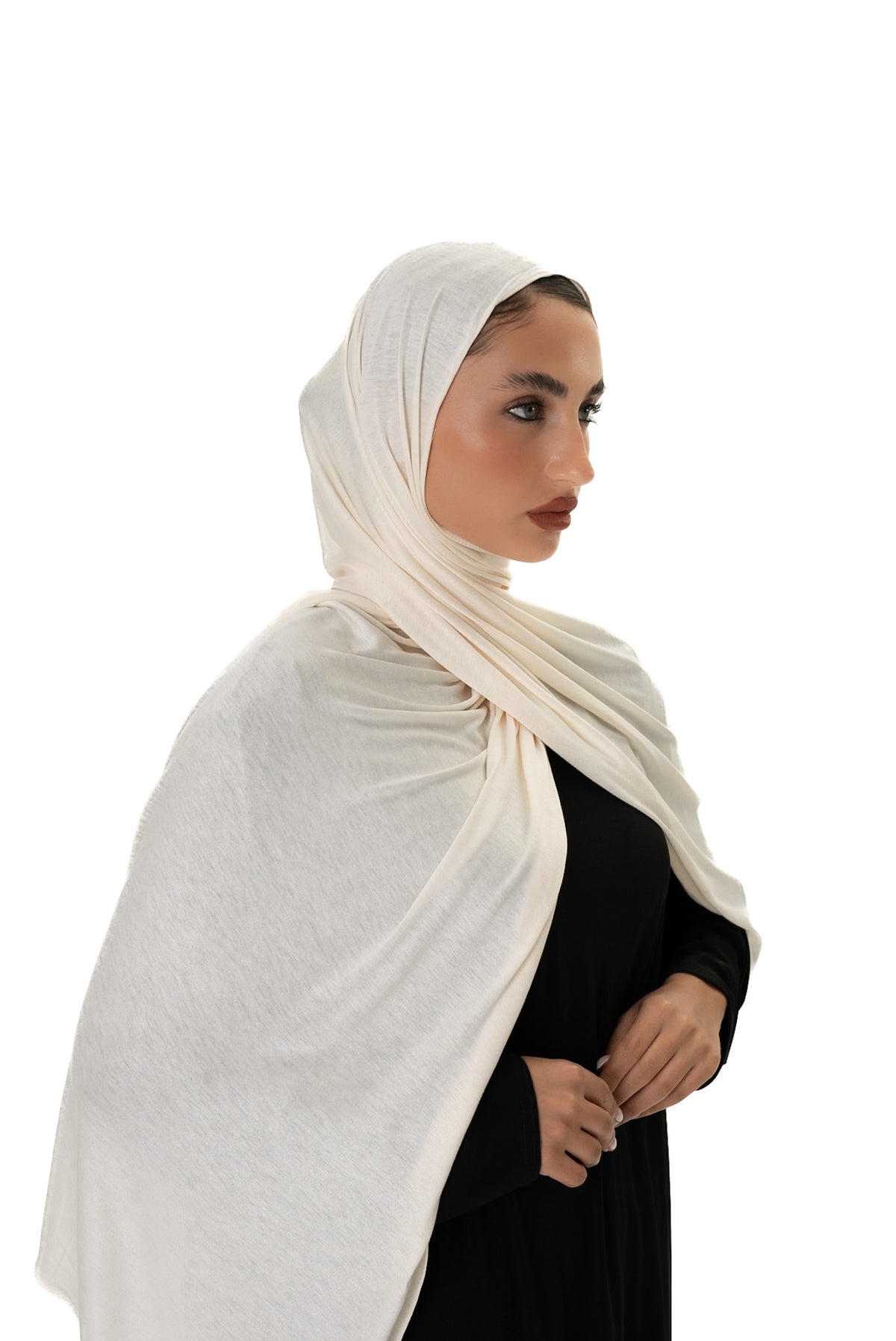 Double Cotton Stretch Hijab